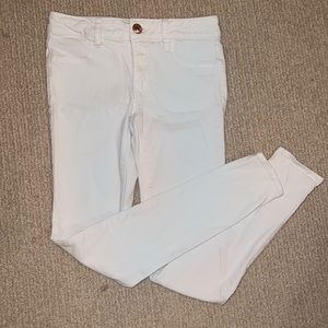 white jeans size 0